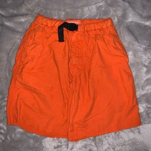 orange shorts